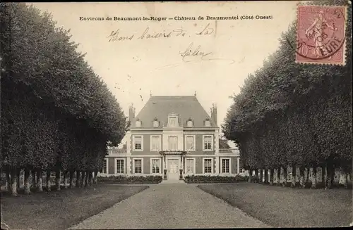 Ak Beaumont le Roger Eure, Château de Beaumontel