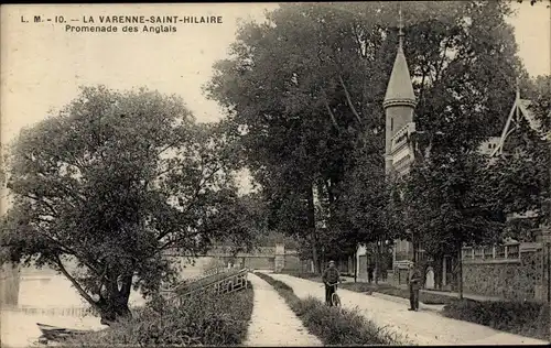 Ak Lavarenne Val-de-Marne, Promenade des Anglais