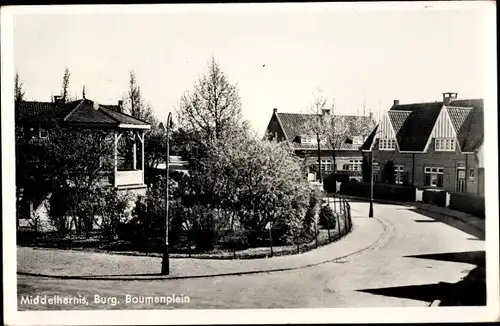 Ak Middelharnis Südholland, Burg. Boumanplein