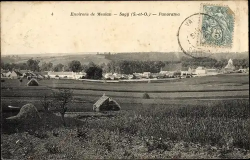 Ak Sagy Val d’Oise, Panorama