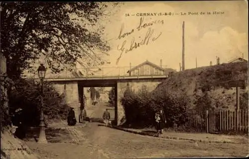 Ak Cernay la Ville Yvelines, Pont de la Halte