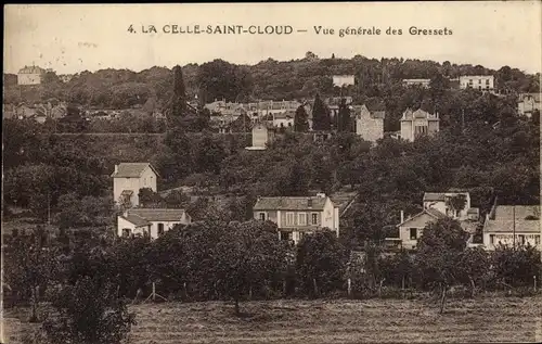 Ak La Celle-Saint-Cloud Yvelines, Vue Générale des Gressets