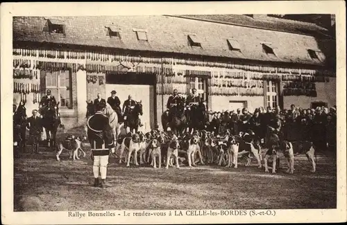 Ak La Celle les Bordes Yvelines, Rallye Bonnelles, Chasse à Courre