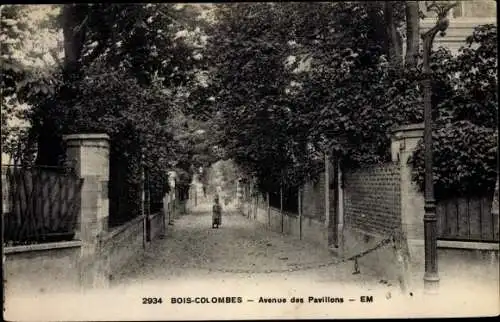 Ak Bois Colombes Hauts de Seine, Avenue des Pavillons
