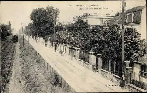 Ak Bois Colombes Hauts de Seine, Avenue des Belles Vues