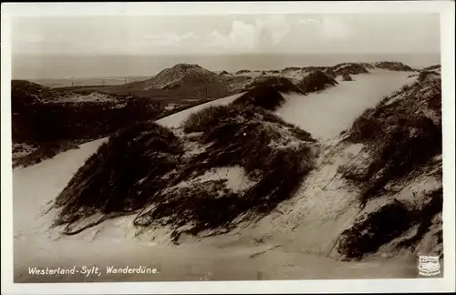 Ak Westerland auf Sylt, Wanderdüne