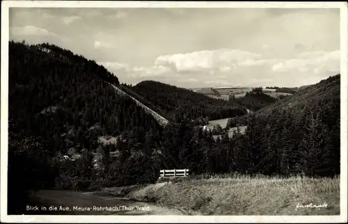 Ak Rohrbach Meura in Thüringen, Blick in die Aue