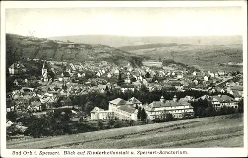 Ak Bad Orb in Hessen, Kinderheilanstalt und Spessart Sanatorium