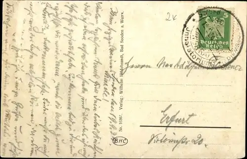 Ak Bad Sooden an der Werra, Eingang zum Bad