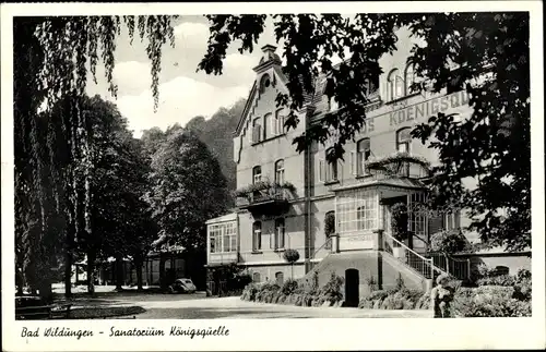 Ak Bad Wildungen in Nordhessen, Sanatorium Königsquelle