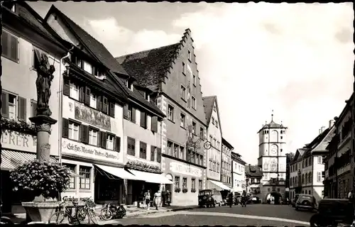 Ak Wangen im Allgäu, Herrenstraße