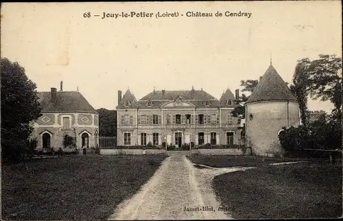 Ak Jouy le Potier Loiret, Château de Cendray