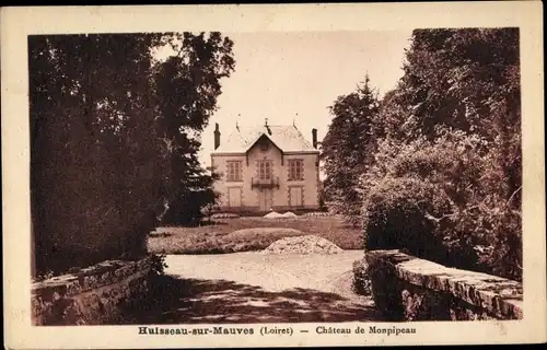 Ak Huisseau sur Mauves Loiret, Château de Monpipeau