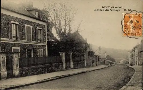 Ak Igny Essonne, Entrée du Village