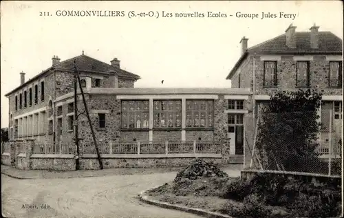 Ak Gommonvilliers Essonne, Les Nouvelles Écoles, Groupe Jules Ferry