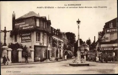 Ak Pont l'Évêque Calvados, Calvair et Carrefour Saint Melaine, Commerces