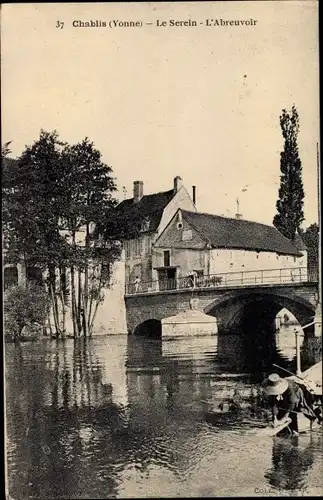 Ak Chablis Yonne, Le Serein, L´Abreuvoir