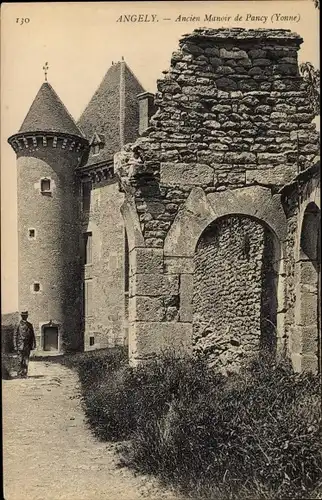 Ak Angely Yonne, Ancien Manoir de Pancy