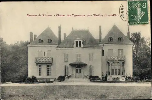 Ak Theillay Loir et Cher, Château des Ygonnières