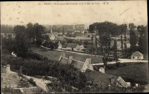 Ak Troo Loir et Cher, St. Jacques des Guérets et la Vallée du Loir