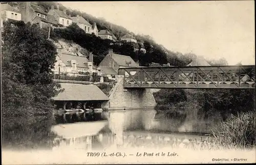 Ak Troo Loir et Cher, Le Pont et le Loir