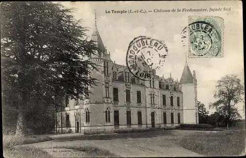 Ak Le Temple Loir et Cher, Château de la Fredonniére