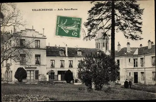 Ak Villecresnes Val-de-Marne, Asile Saint Pierre