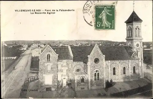 Ak Villeneuve le Roi Val de Marne, La Nouvelle Église