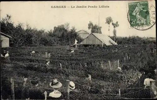 Ak Gargan Seine Saint Denis, Jardin Perdu Lillois