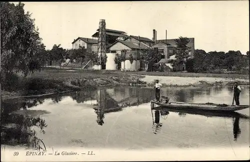 Ak Epinay sur Seine Seine Saint Denis, La Glacière