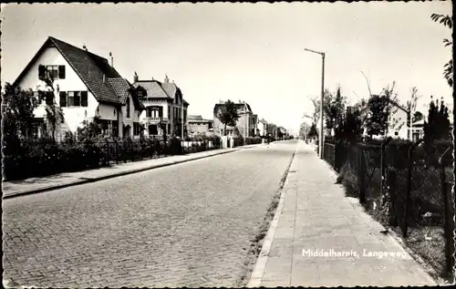 Ak Middelharnis Südholland, Langeweg