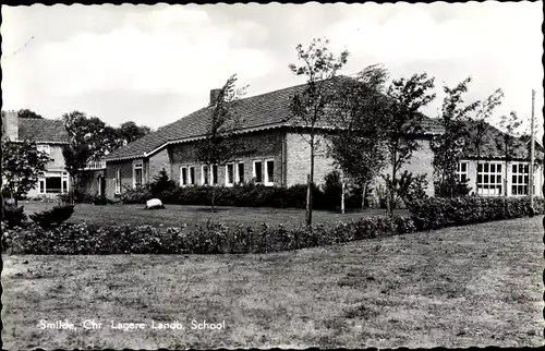 Ak Smilde Drenthe Niederlande, Chr Lagere Landb School