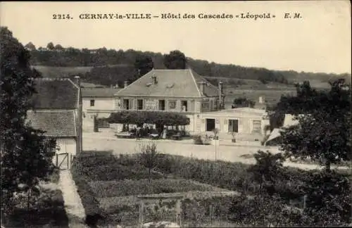 Ak Cernay la Ville Yvelines, Hôtel des Cascades Léopold