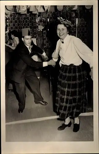 Ak Karneval, Paar, tanzend