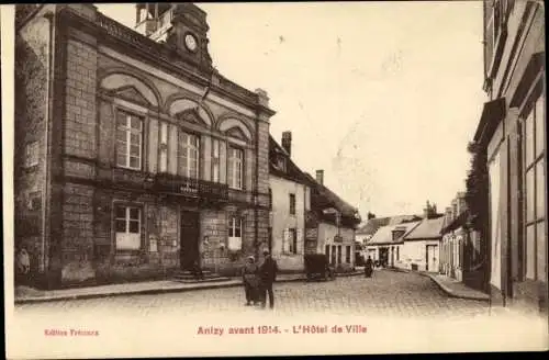 Ak Anizy le Château Aisne, L'Hotel de Ville