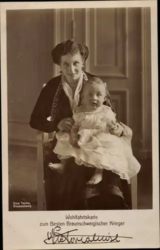 Ak Prinzessin Victoria Luise von Preußen, Herzogin von Braunschweig
