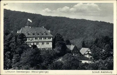 Ak Steinbergen Rinteln in Niedersachsen, Schloß Arensburg