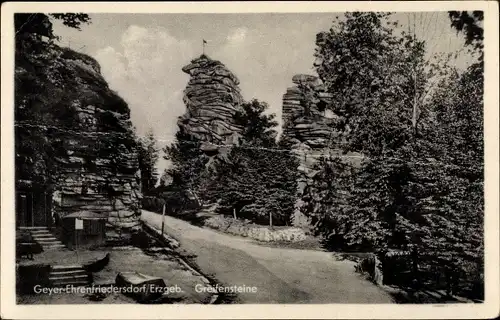 Ak Geyer im Erzgebirge Sachsen, Greifenstein