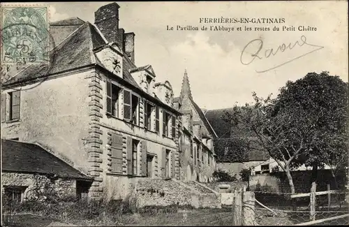 Ak Ferrières en Gâtinais Loiret, Le Pavillon de l´Abbaye
