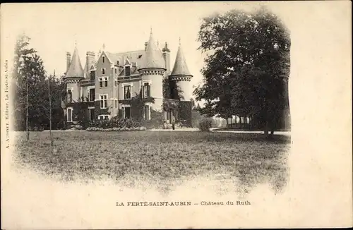 Ak La Ferté Saint Aubin Loiret, Château de Ruth