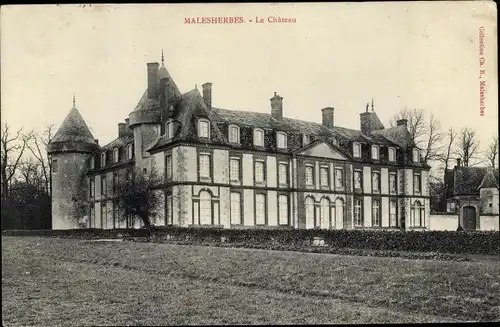 Ak Malesherbes Loiret, Le Château