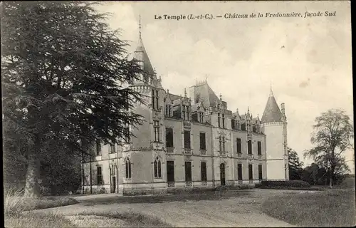 Ak Le Temple Loir et Cher, Château de la Fredonniére