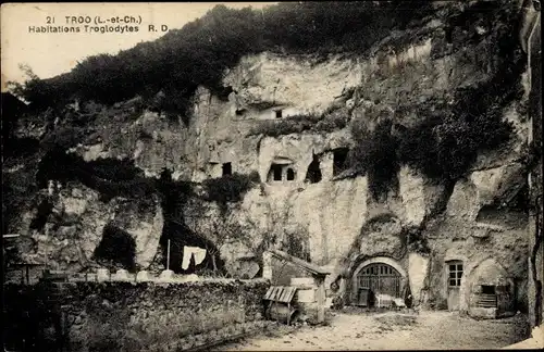 Ak Troo Loir et Cher, Habitations Troglodytes