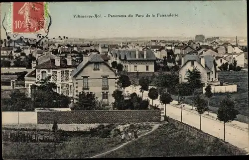 Ak Villeneuve le Roi Val de Marne, Panorama du Parc de la Faisanderie