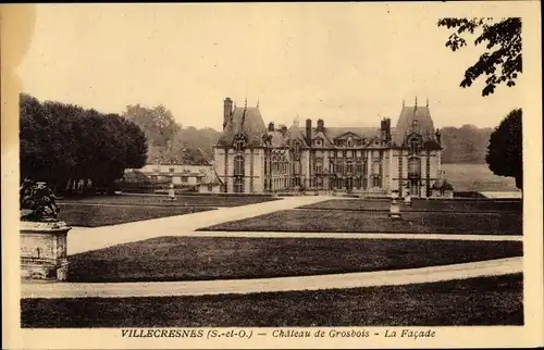 Ak Villecresnes Val-de-Marne, Château de Gros-Bois