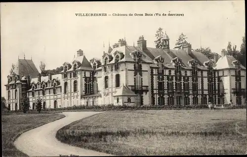 Ak Villecresnes Val-de-Marne, Château du Gros-Bois