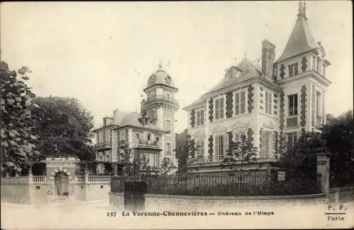 Ak Varenne Chennevieres Val de Marne, Château de l´Étape