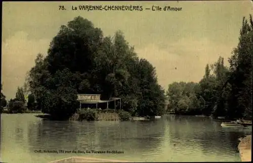 Ak Varenne Chennevieres Val de Marne, L´Île d´Amour