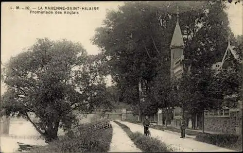 Ak La Varenne Saint Hilaire Val de Marne, Promenade des Anglais