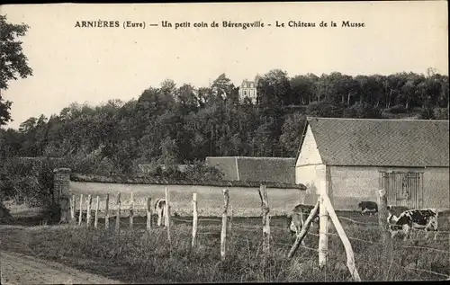 Ak Arnieres Eure, Bérengeville, Bâtiments du Domaine du Château de la Musse